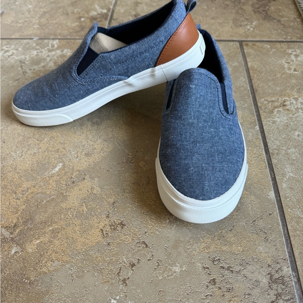 Old Navy chambray slip on shoes.